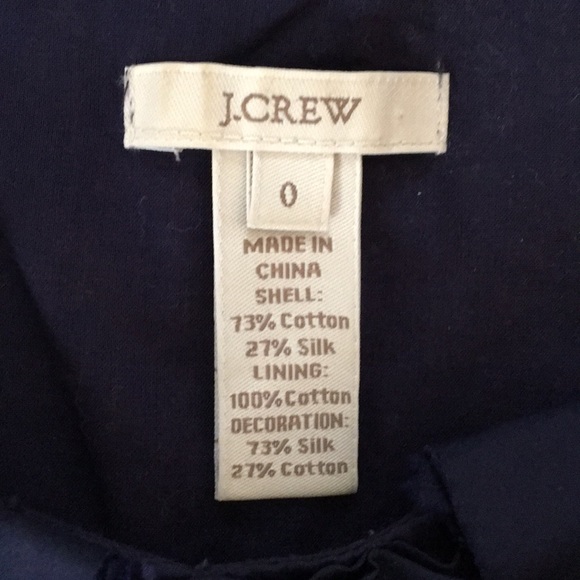 J.Crew Navy Ribbon-Detail Top - Picture 5 of 5